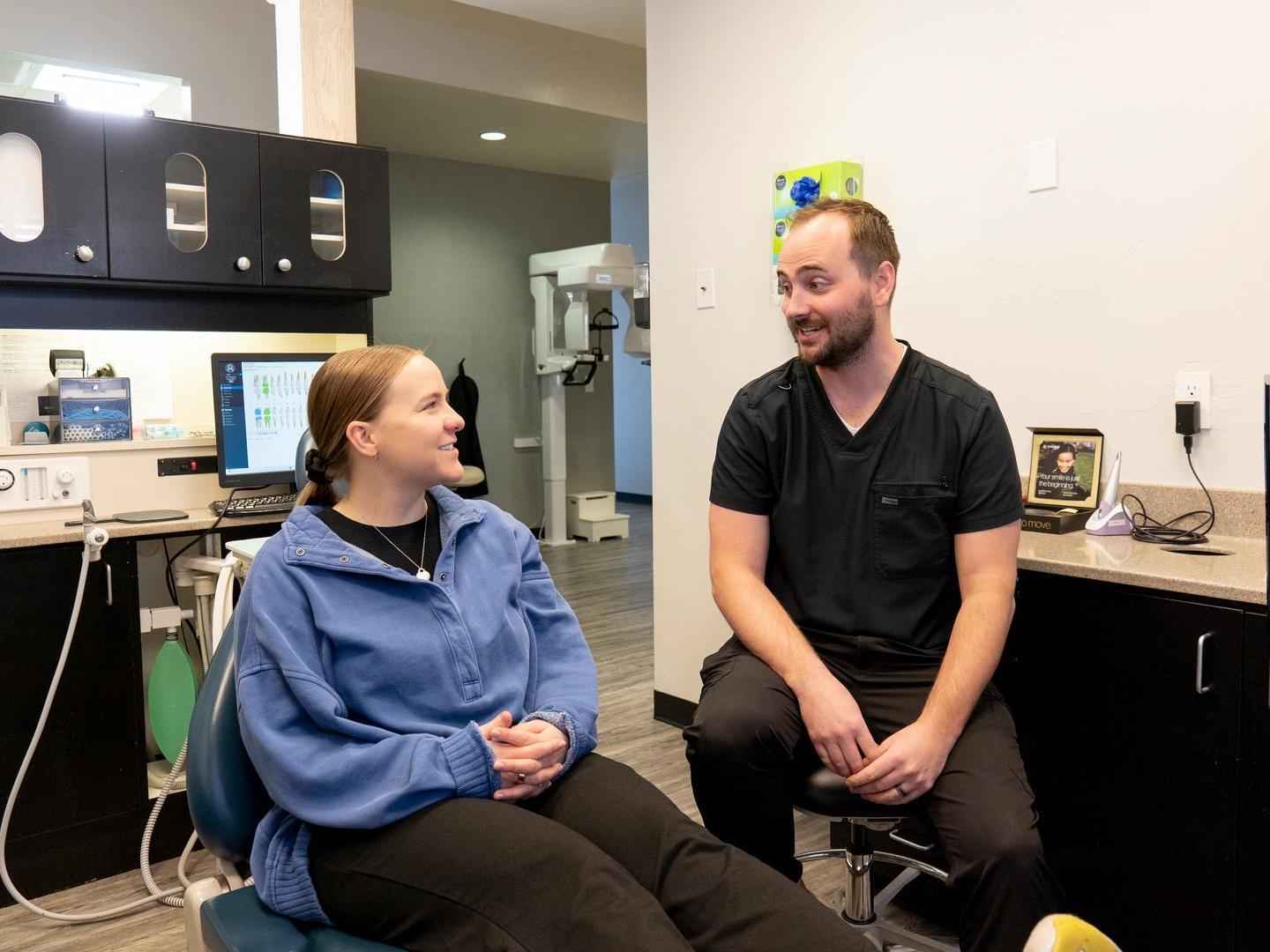 doctor with patient